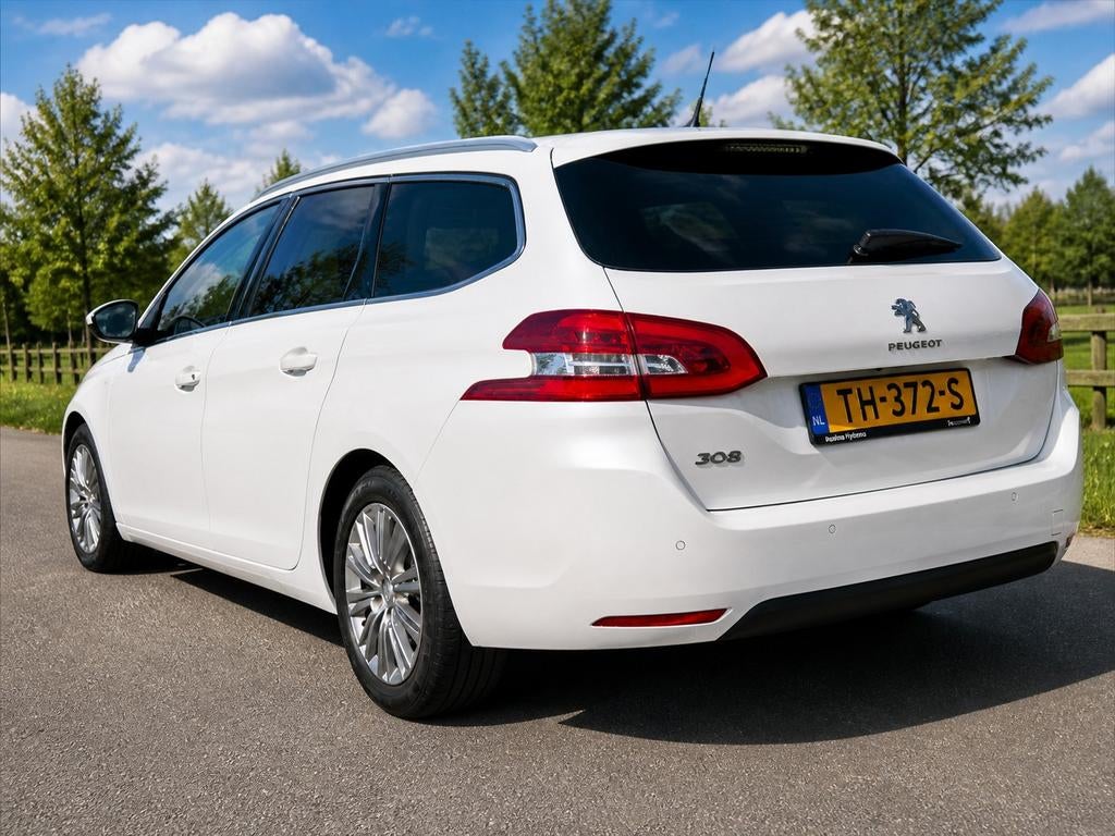 Peugeot 308 SW 1.6 BlueHDi Lease Premium, Auto's, 4 cilinders, Wit, Origineel Nederlands, Particulier