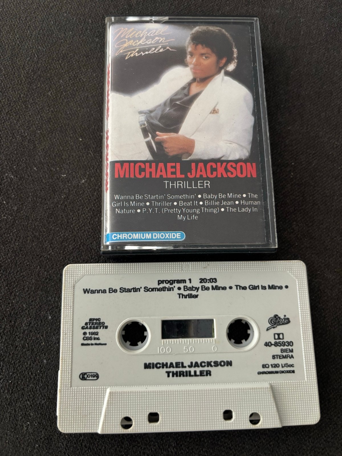 Michael Jackson - Thriller Cassettebandje, Ophalen of Verzenden, Pop, 1 bandje, Origineel