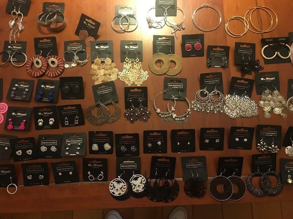 partij oorbellen, Ophalen of Verzenden, Nieuw, Overige kleuren, Overige materialen
