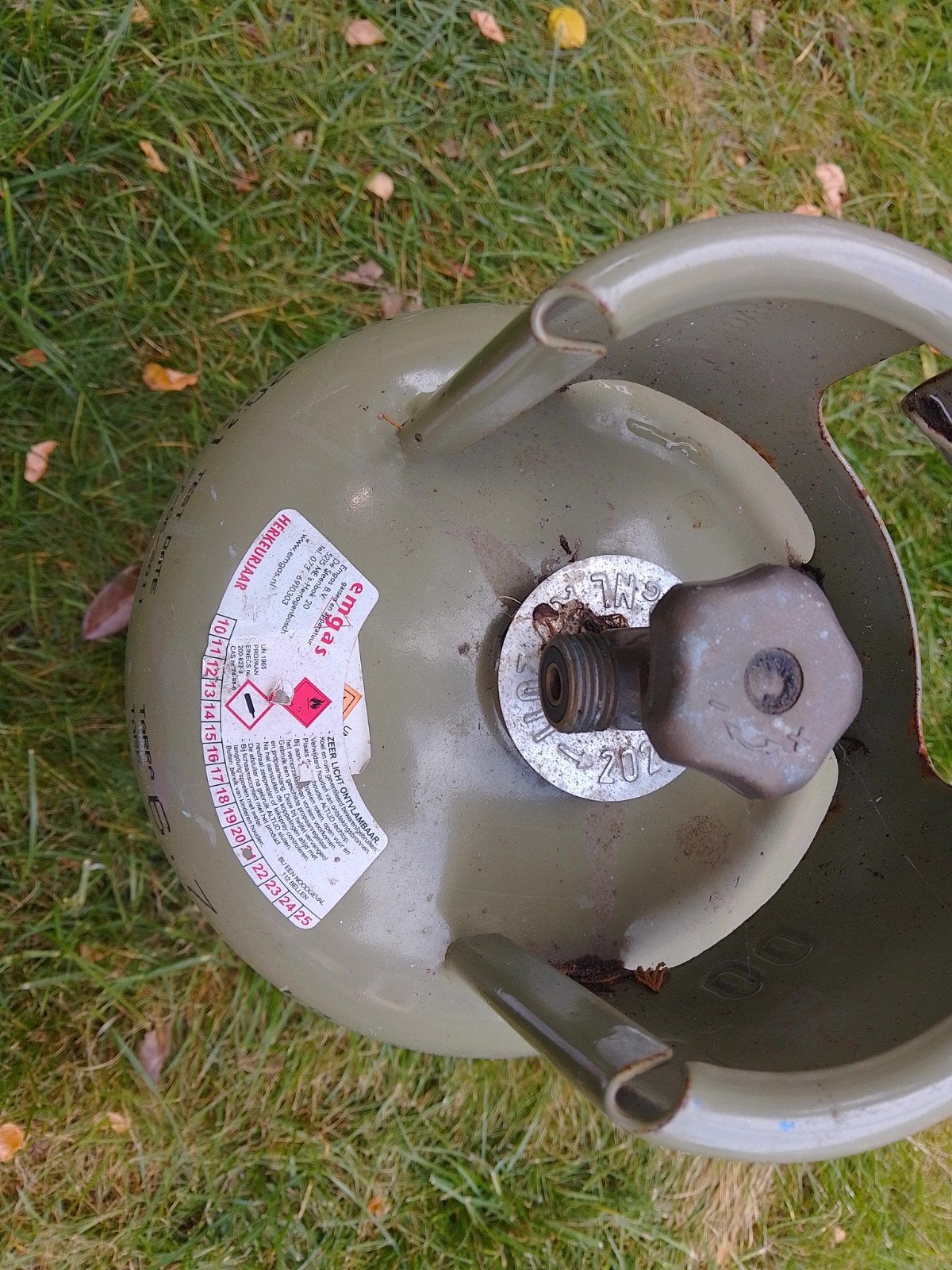 Lege gasfles (6.7 kg) - Emgas, Ophalen, Gebruikt, Emgas