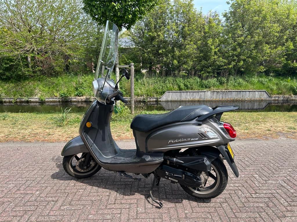 Sym Fiddle II | Bouwjaar 2019 | 12.842 km, Fietsen en Brommers, Scooters | SYM, Ophalen, Gebruikt, Maximaal 45 km/u, Benzine