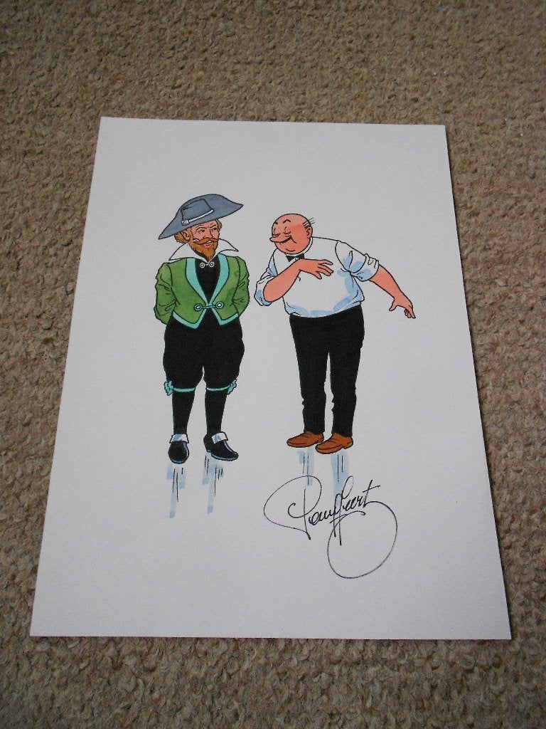 Suske en Wiske - De Raap van Rubens - originele tek P Geerts, Eén stripboek, Ophalen of Verzenden, Nieuw, Willy Vandersteen / Paul Geerts