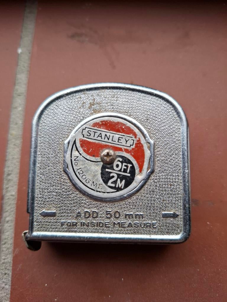 STANLEY Retro rolmaat meetlint rvs, Antiek en Kunst, Ophalen of Verzenden