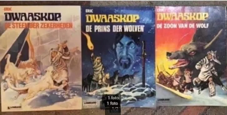 3 delen Dwaaskop door Eric en Vernal, Meerdere stripboeken, Ophalen of Verzenden, Gelezen