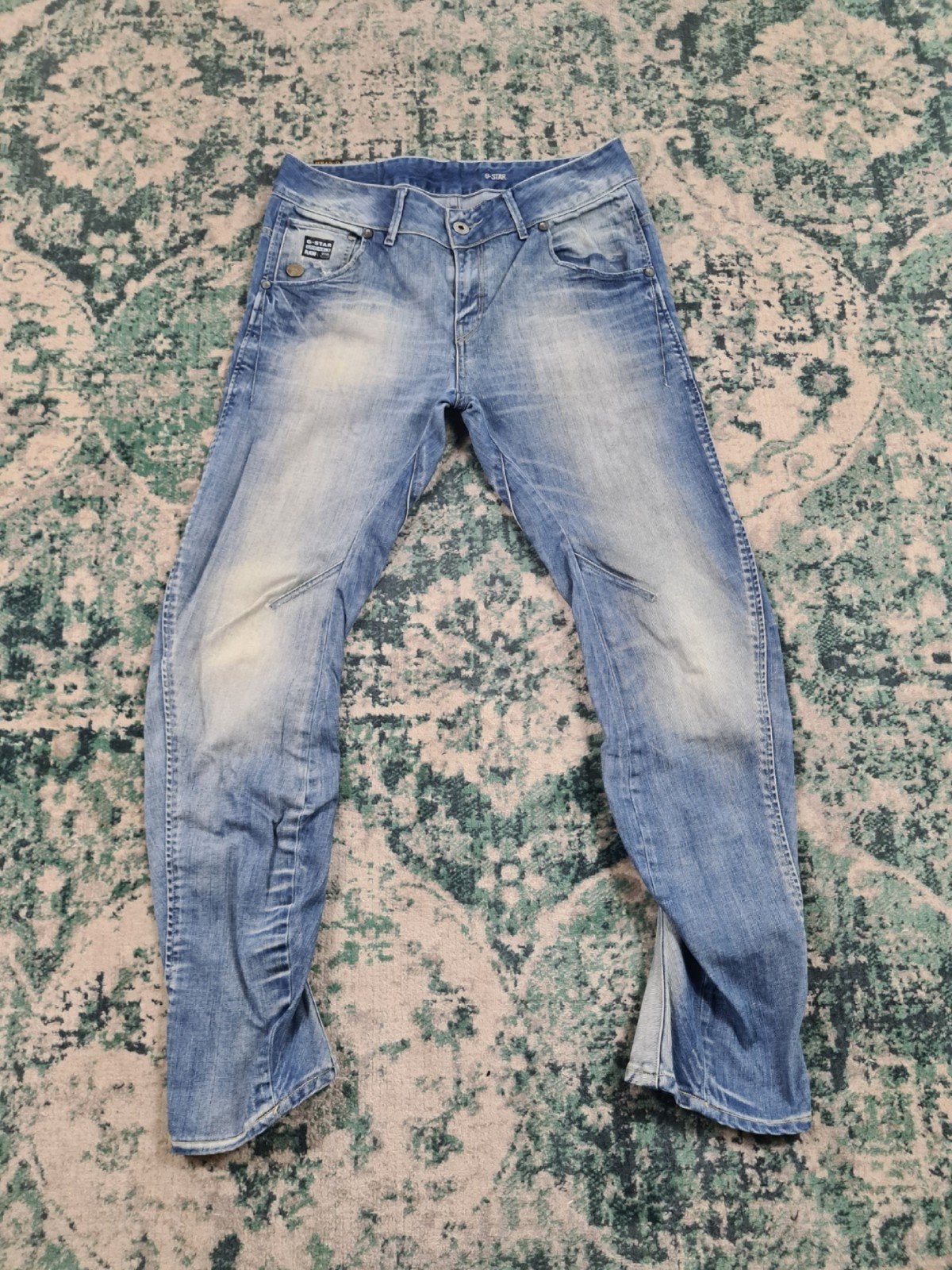 G-star raw 3D loose Tapered W27 L32 Dames Tulsi2732, Blauw, Ophalen of Verzenden, W27 (confectie 34) of kleiner, G-STAR RAW