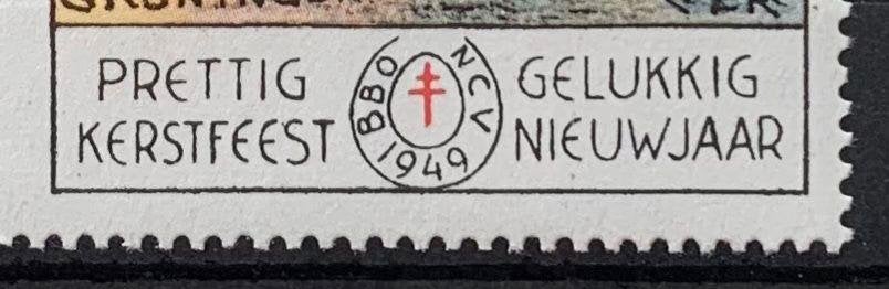 Sluitzegels 1949 tbc tuberculose 25 versch. compleet, Verzenden, Na 1940, Gestempeld