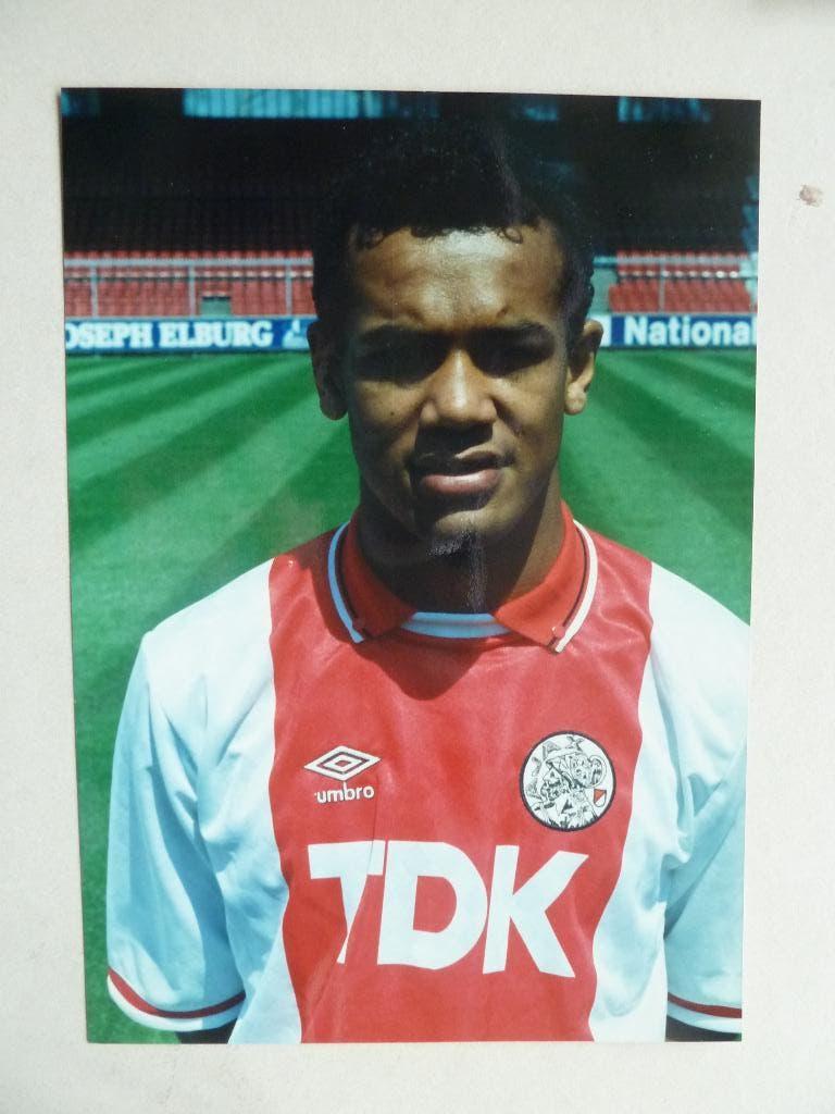 Foto.  Marciano.Vink.  Ajax     12,5 x 17,5 cm, Verzamelen, Sportartikelen en Voetbal, Ophalen of Verzenden, Zo goed als nieuw