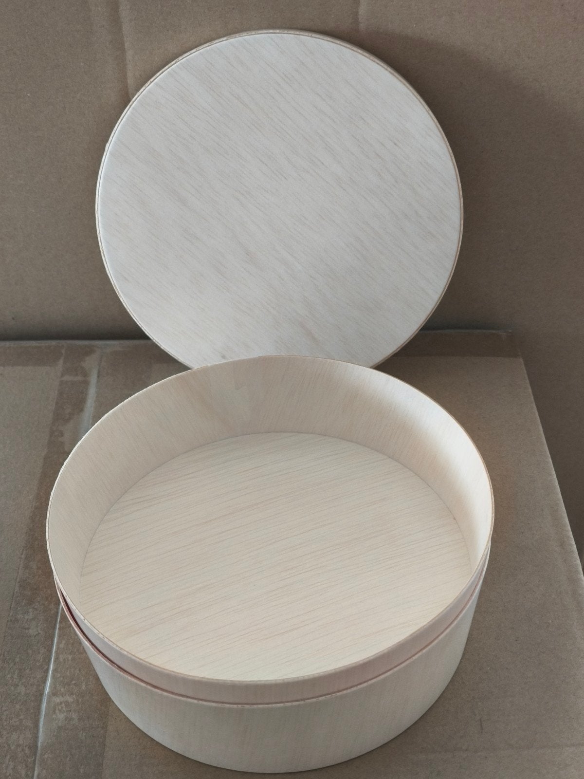 Nieuw! 50 Falcata Houten Schalen met Deksel, Ophalen, Nieuw