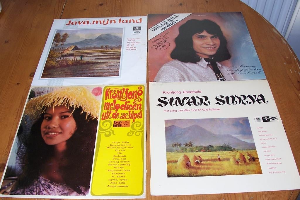 7  LP'S INDIE'SE LP'S 0.A. KRONTJONG-WIETEKE VAN DORT, Ophalen of Verzenden, Gebruikt, 12 inch