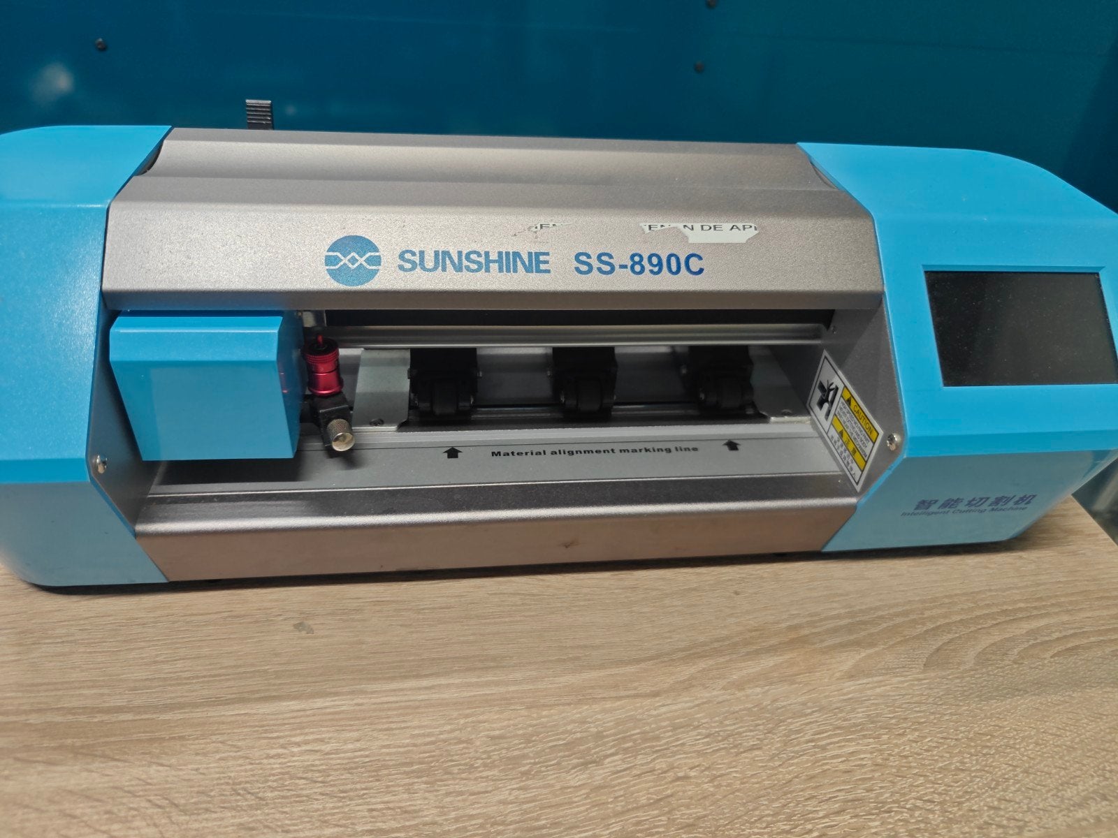 SUNSHINE SS-890C Snijmachine met SS-057R Hydrogelfolie, Ophalen of Verzenden, Gebruikt, Bescherming, Overige merken