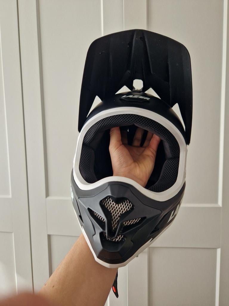 Lazer fullface helm maat M, Fietsen en Brommers, Fietsaccessoires | Fietshelmen, Ophalen, Lazer, Gebruikt, M