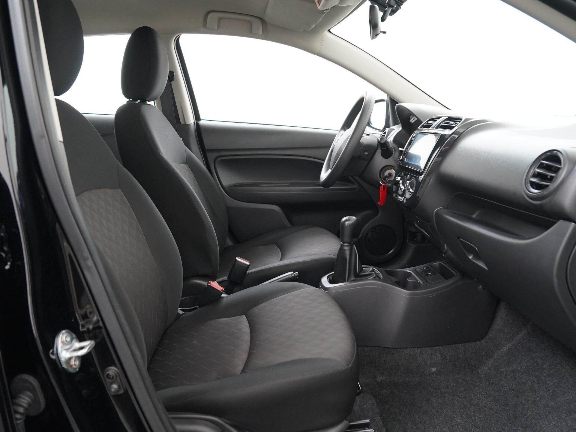 Mitsubishi Space Star 1.2 Active | Apple/Android Carplay | Z, Auto's, Voorwielaandrijving, Stof, Gebruikt, Zwart