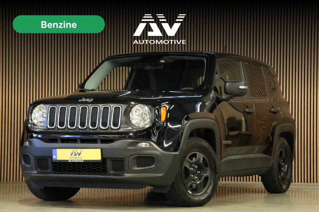 Jeep Renegade 1.6 E-torq Sport | Grijs kenteken | Airco | Bl, Stof, Gebruikt, 4 cilinders, Zwart