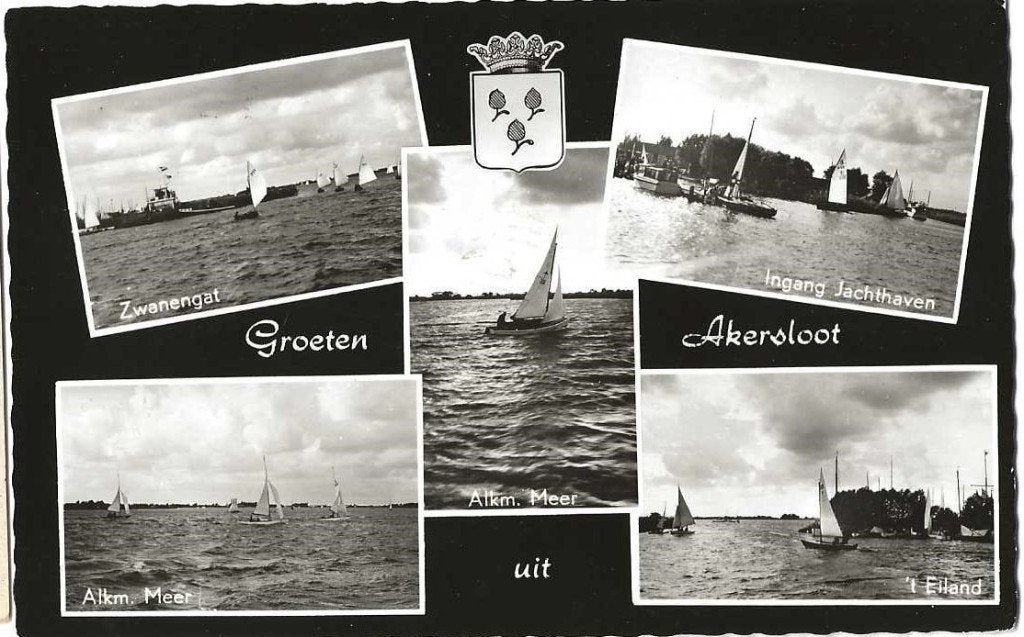 Jt27-302  Akersloot, Verzenden, 1940 tot 1960, Ongelopen, Noord-Holland
