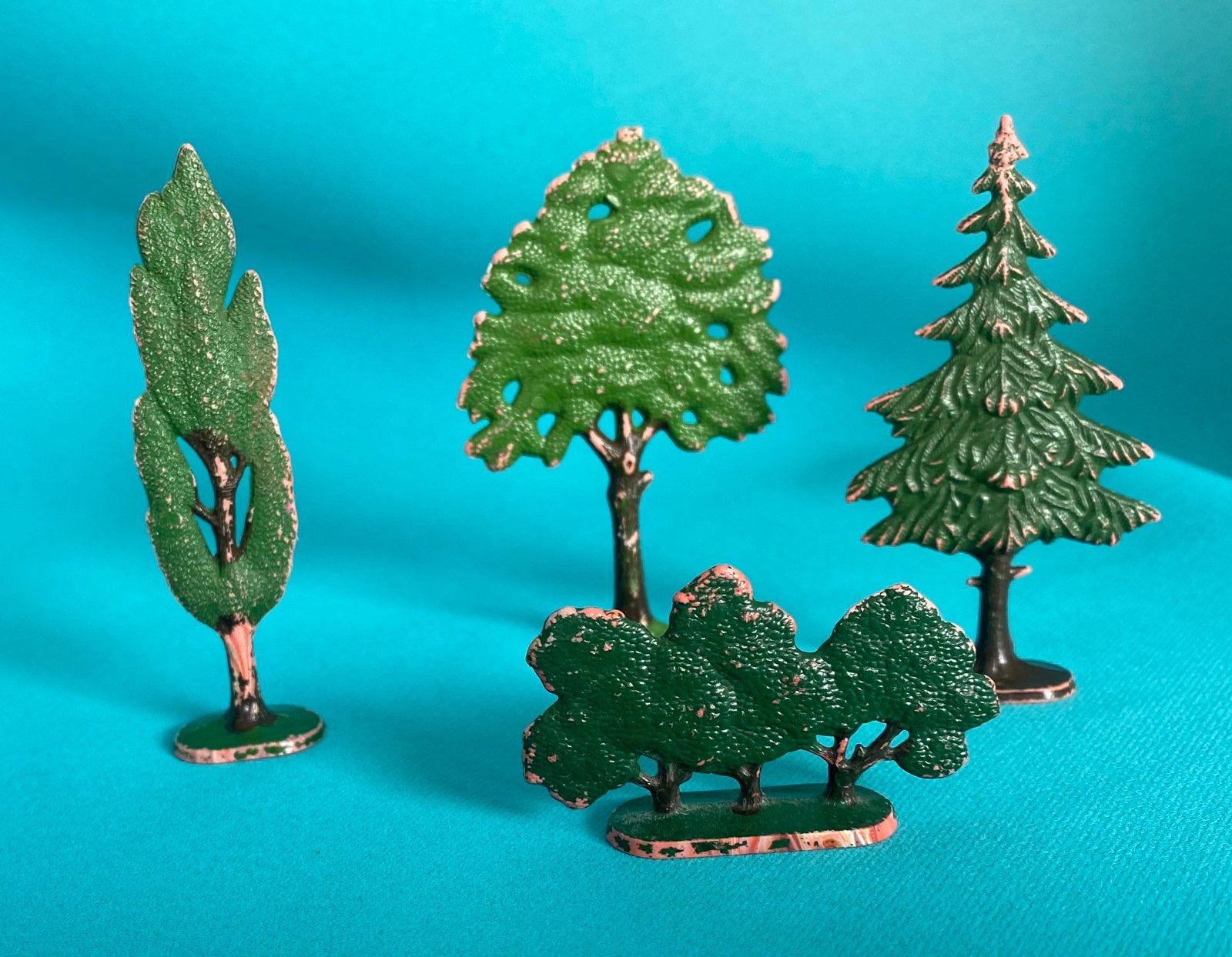 Oude lego bomen HO set 810 230 cypress den eik struik, Ophalen of Verzenden, Gebruikt, Overige typen, Lego