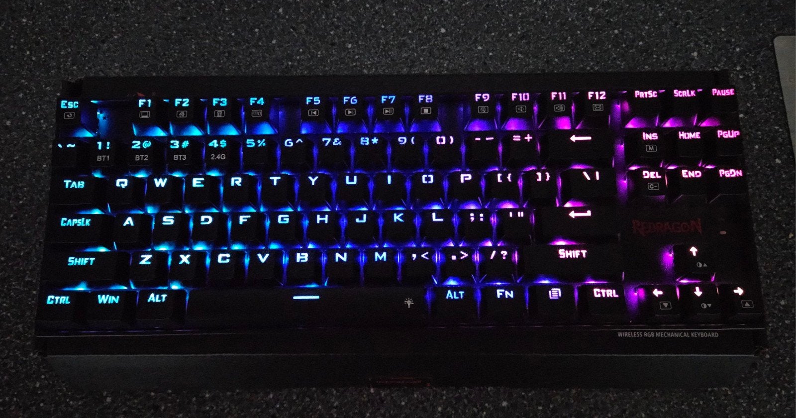 Redragon Kumara Pro K552P-KBS Gaming Toetsenbord, Computers en Software, Redragon, Ophalen of Verzenden, Zo goed als nieuw, Draadloos