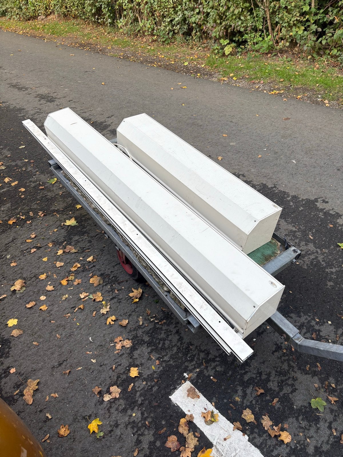 Rolluiken - Set van 2, Ophalen, Gebruikt, 200 cm of meer, Wit