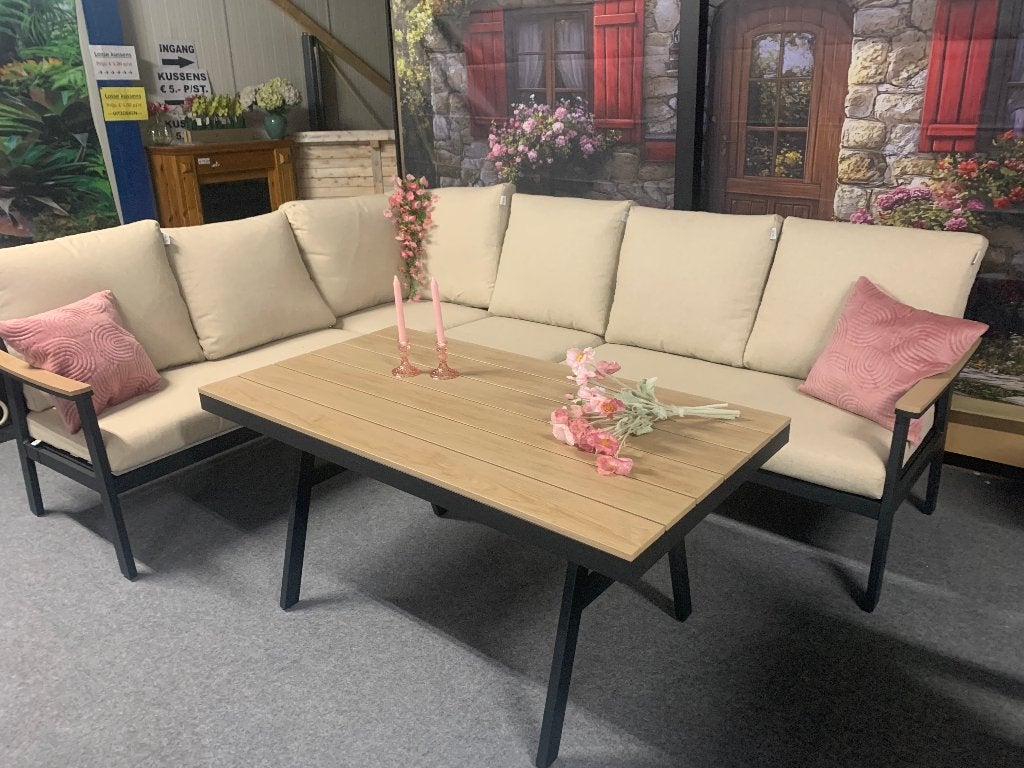 Loungeset Hamilton Corner, Tuin en Terras, Ophalen, Bank, Loungeset, Nieuw