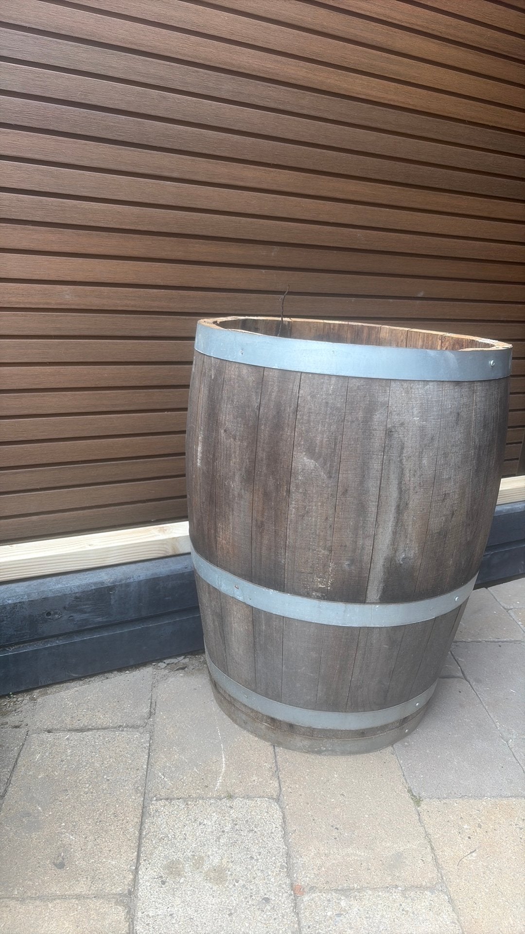 Wijnvat, Tuin en Terras, Regentonnen, 150 liter of meer, Ophalen, Gebruikt, Hout