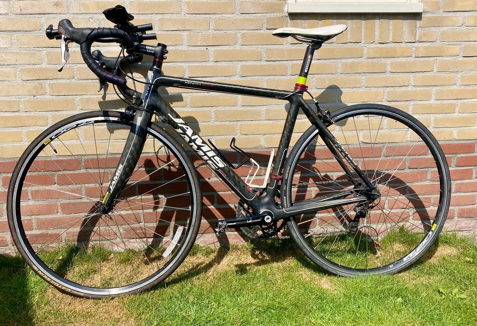 Jamis Xenith Comp racefiets - Carbon frame, Fietsen en Brommers, Fietsen | Racefietsen, 28 inch, Gebruikt, Carbon, Meer dan 20 versnellingen