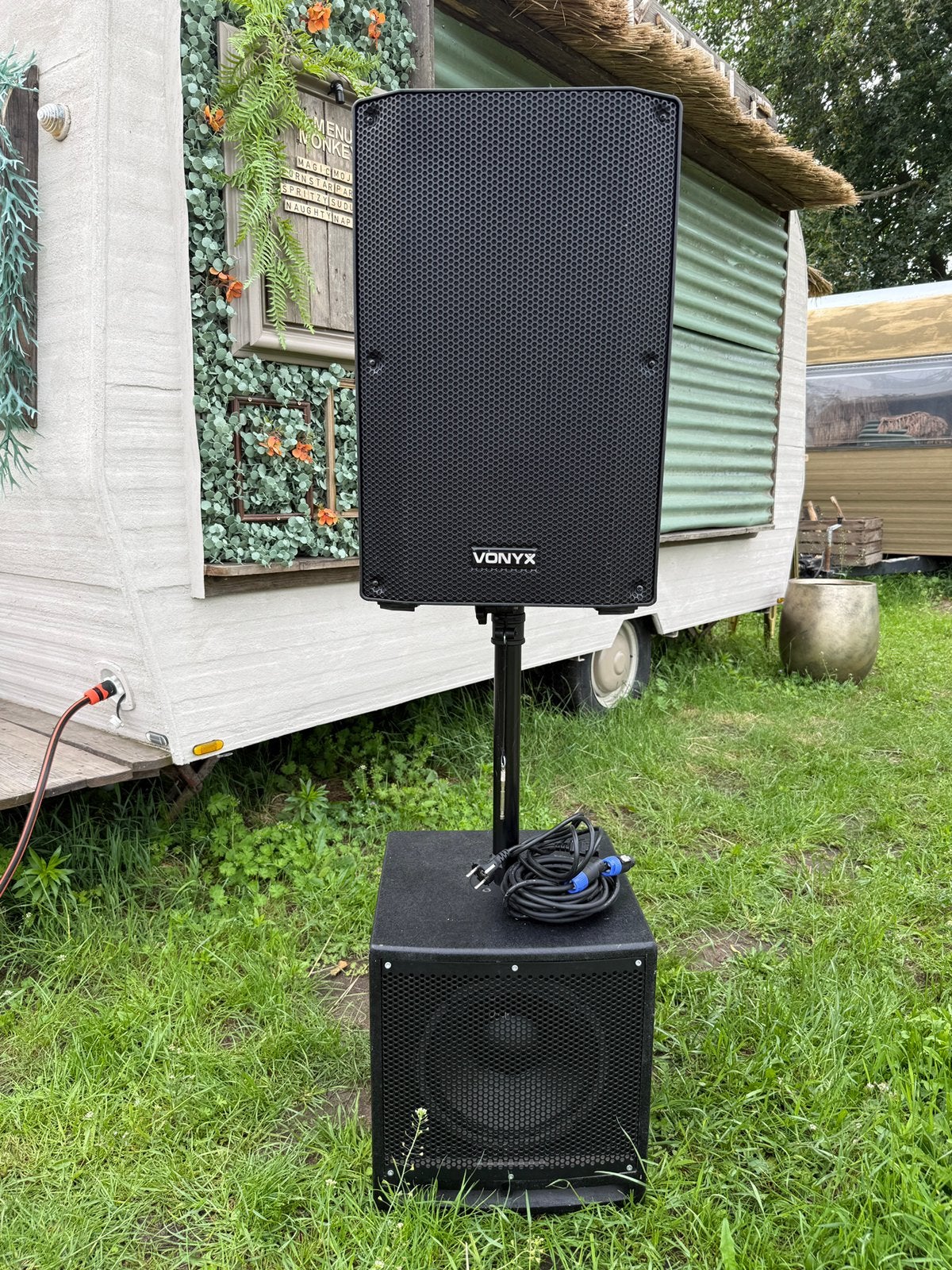 Vonyx setje, Ophalen, Minder dan 60 watt, Front, Rear of Stereo speakers, Overige merken