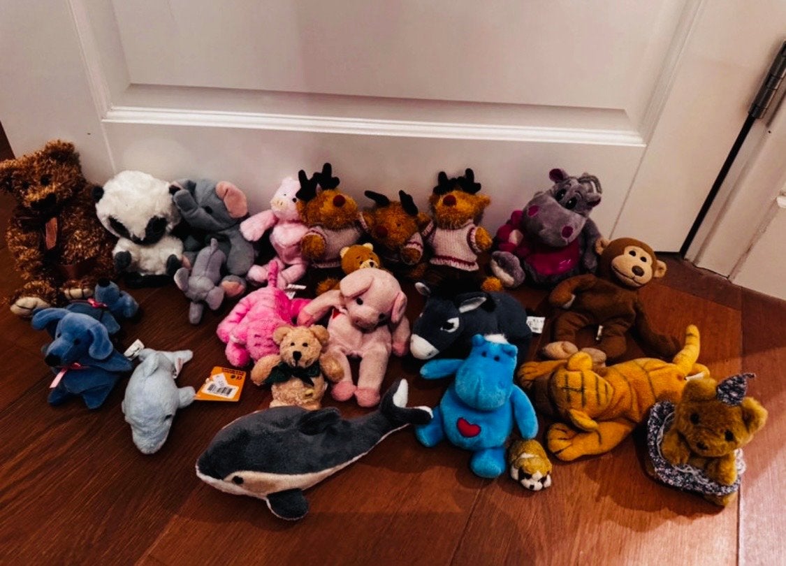 23 Diverse Kleine Knuffels - Zo Goed als Nieuw, Overige typen, Ophalen of Verzenden, Zo goed als nieuw, Meerkleurig