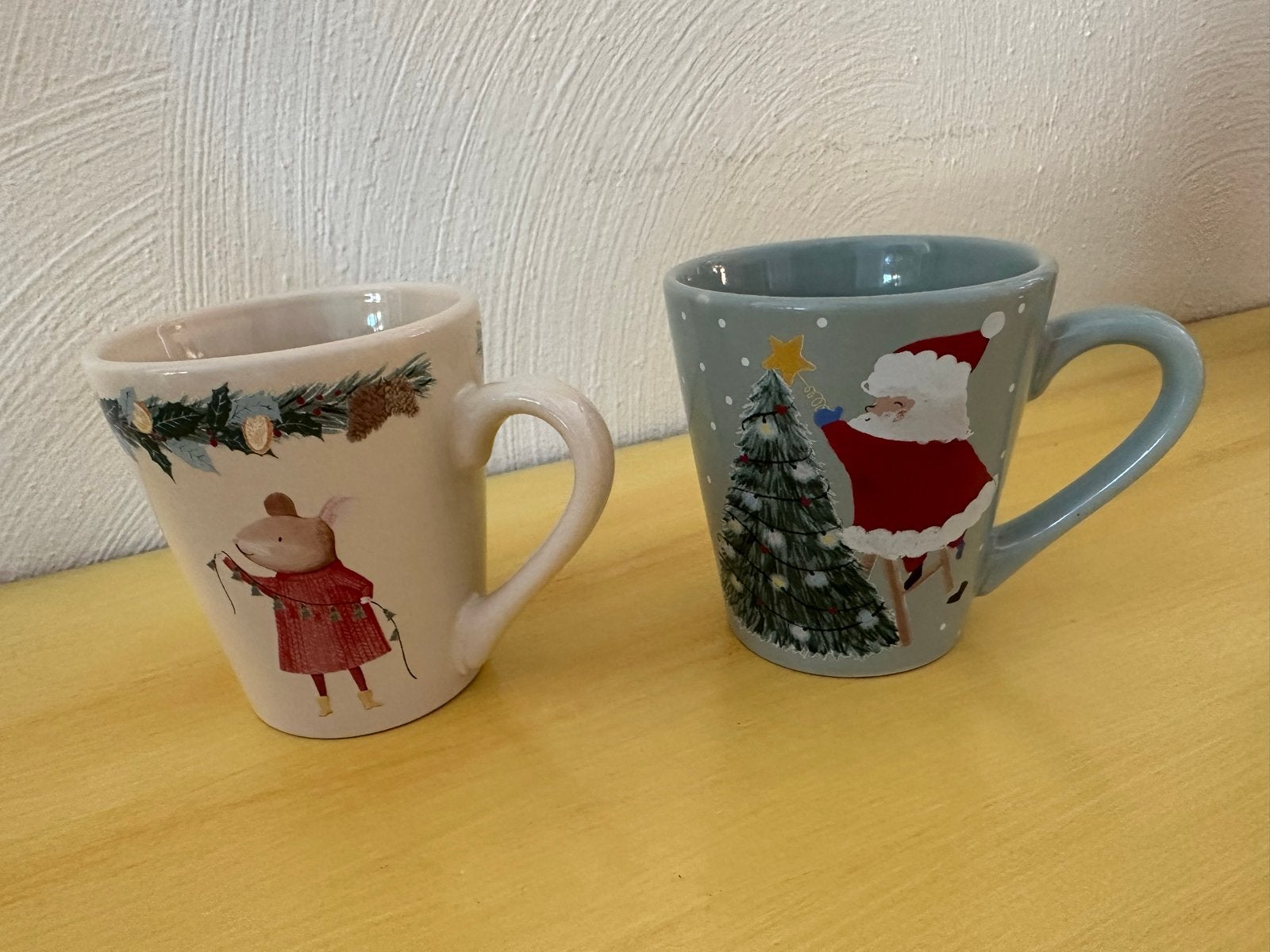 Kerstmokken Sostrene Grene - Set van 2, Overige typen, Ophalen of Verzenden, Zo goed als nieuw, Steen/keramiek
