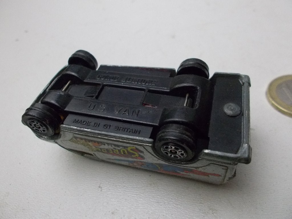 1978 Corgi Juniors No 47 SUPERMAN US VAN (-C-), Ophalen of Verzenden, Gebruikt, Bus of Vrachtwagen, Corgi