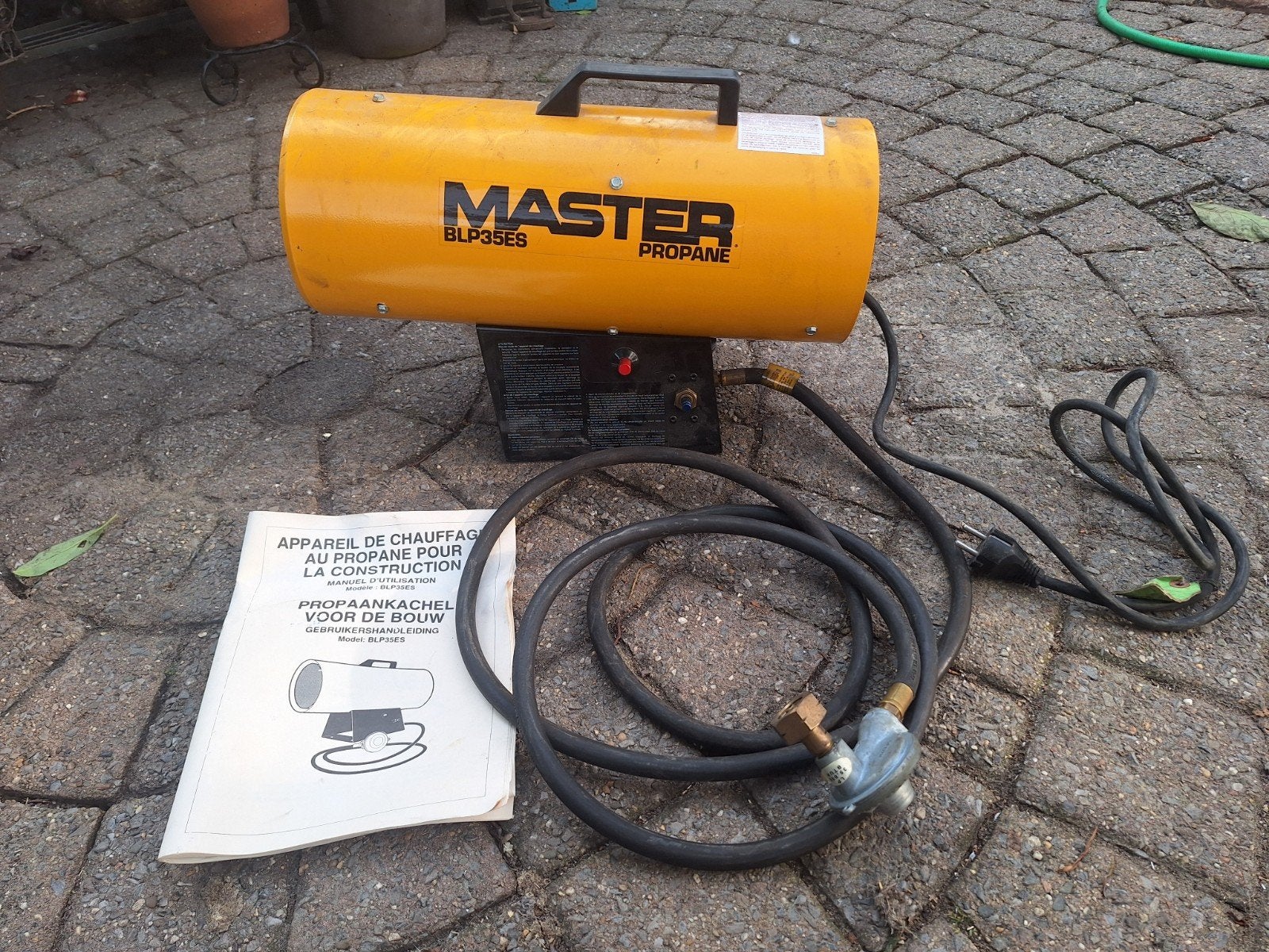 Master BLP35ES Propaankachel - Krachtige Bouwkachel, Ophalen, 30 tot 80 cm, Gebruikt, Kachel