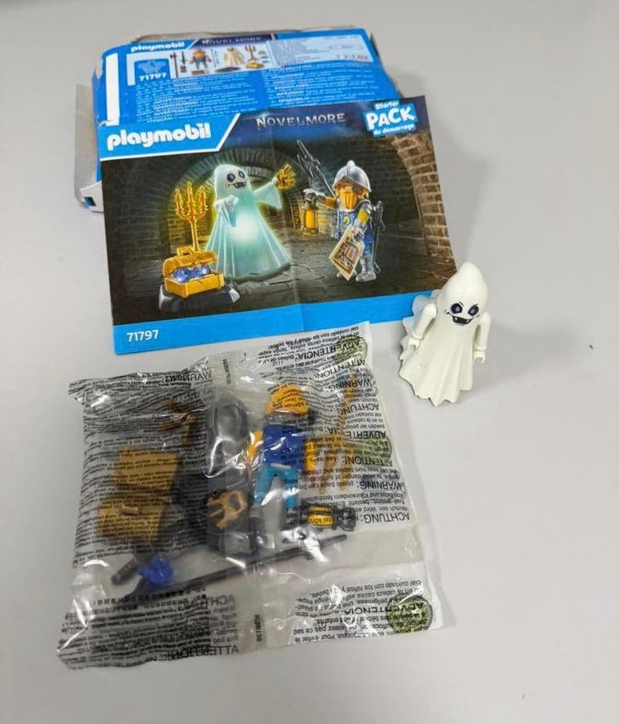 PLAYMOBIL Starter Packs Spook en Novelmore ridder - 71797, Nieuw, Ophalen of Verzenden, H, H