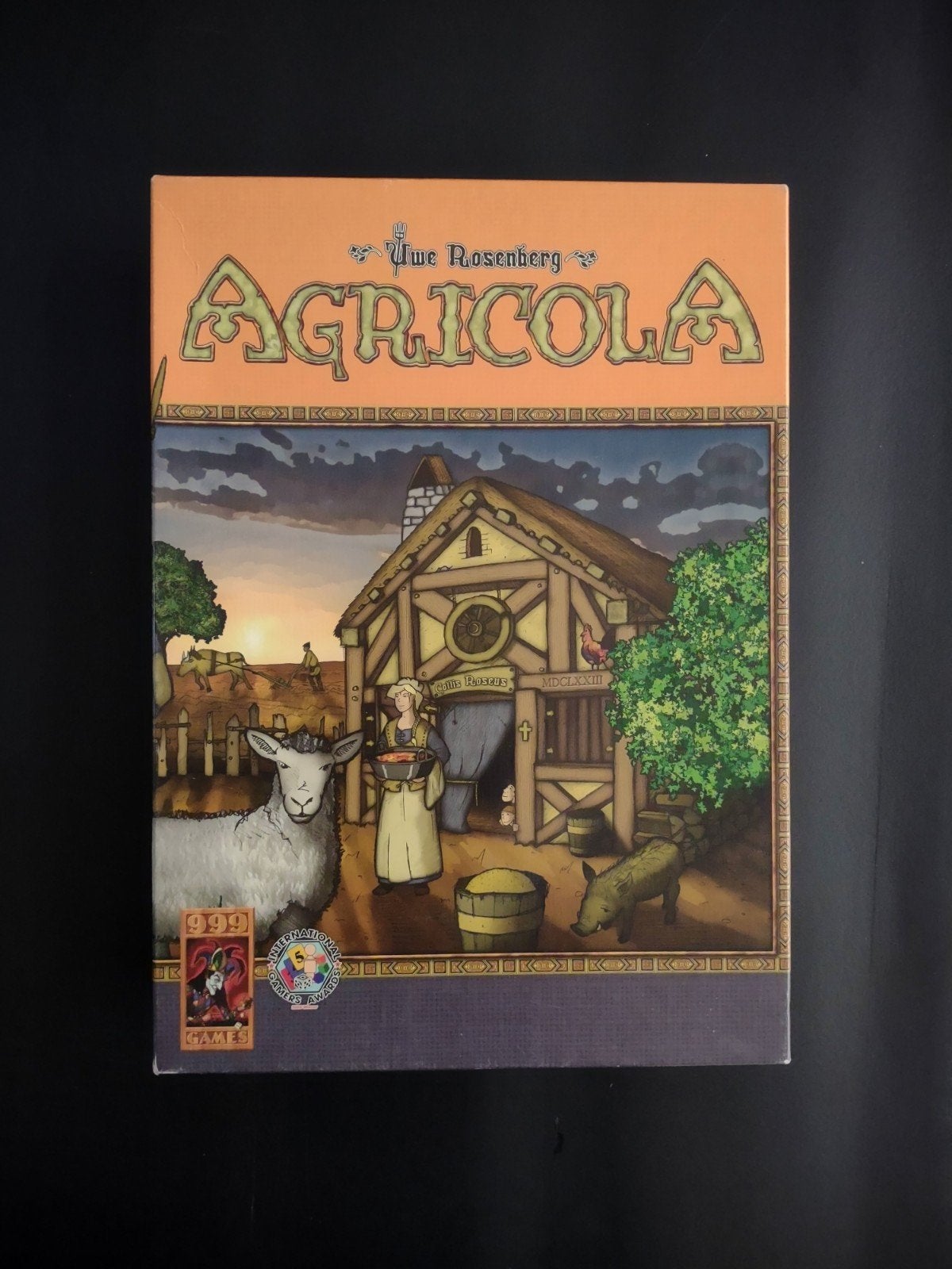 Agricola - Strategisch bordspel van 999 Games, Een of twee spelers, Ophalen of Verzenden, Zo goed als nieuw, 999 Games