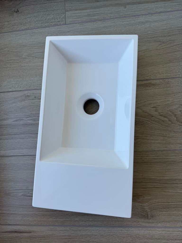 Witte fontein 40x22x10 cm, Ophalen of Verzenden, Nieuw, Wastafel