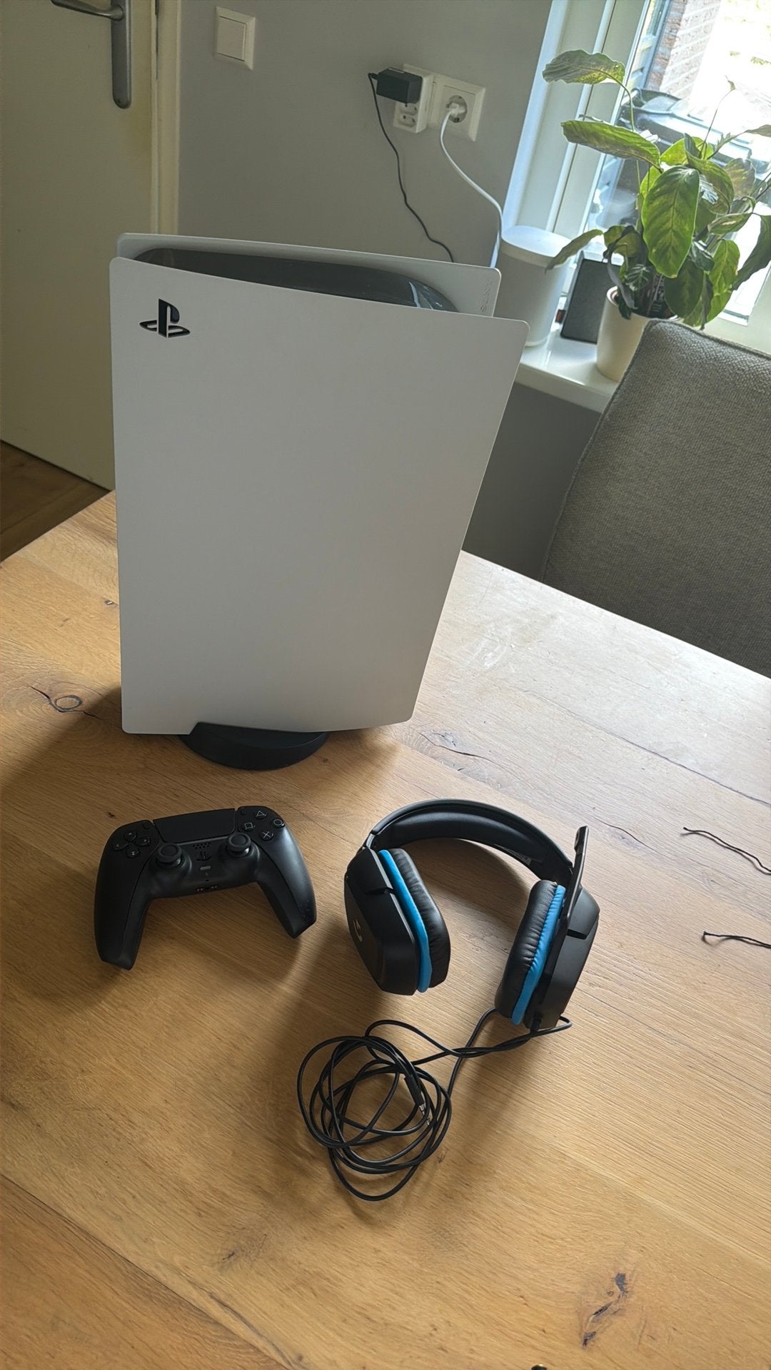PlayStation 5 met controller + Logitech G432, Ophalen, Gebruikt, Playstation 5