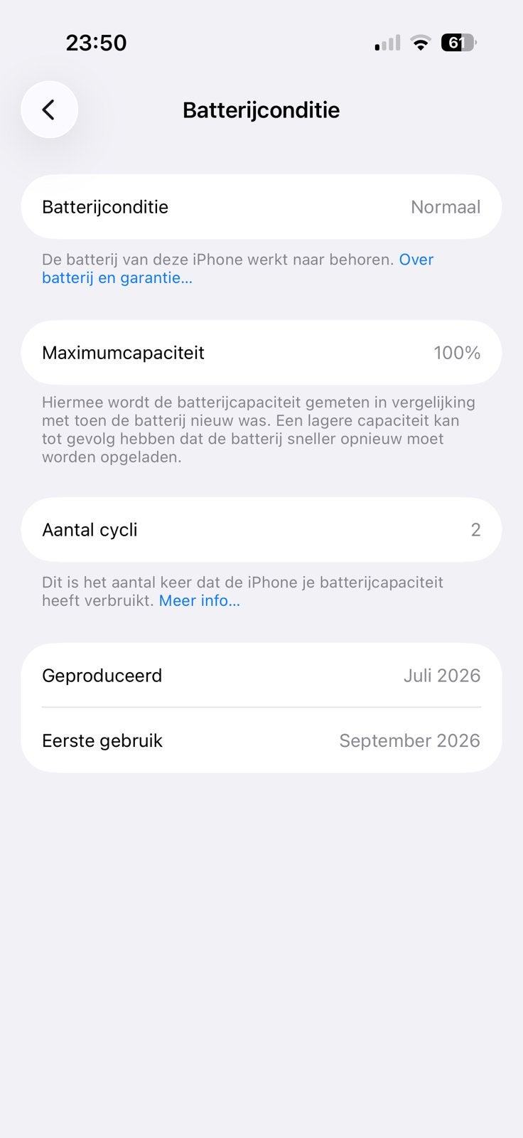 Foto 3 van Iphone 16 pro 256 gb nieuw