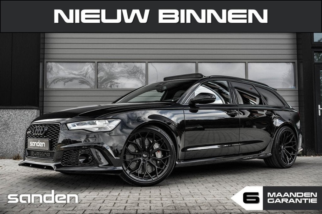 Audi RS6 4.0TFSI quattro Performance|Akra|Ceramic|B&OAdv|Pan, Auto's, Audi, Automaat, 3993 cc, Leder en Alcantara, 5 stoelen