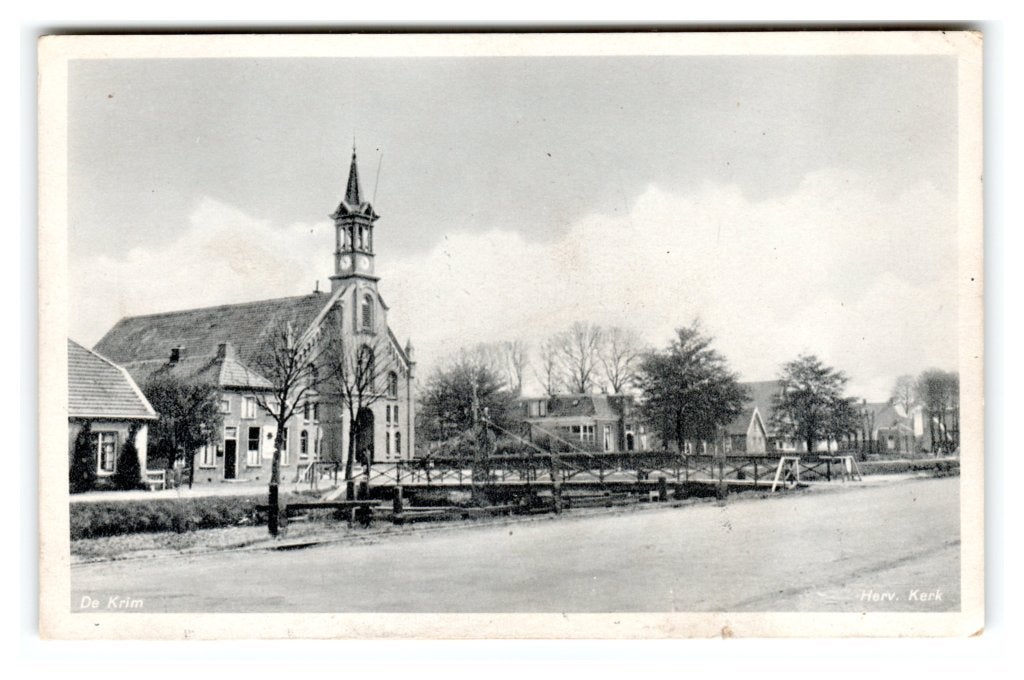 De Krim, Herv. Kerk, Ophalen of Verzenden, 1940 tot 1960, Gelopen, Overijssel