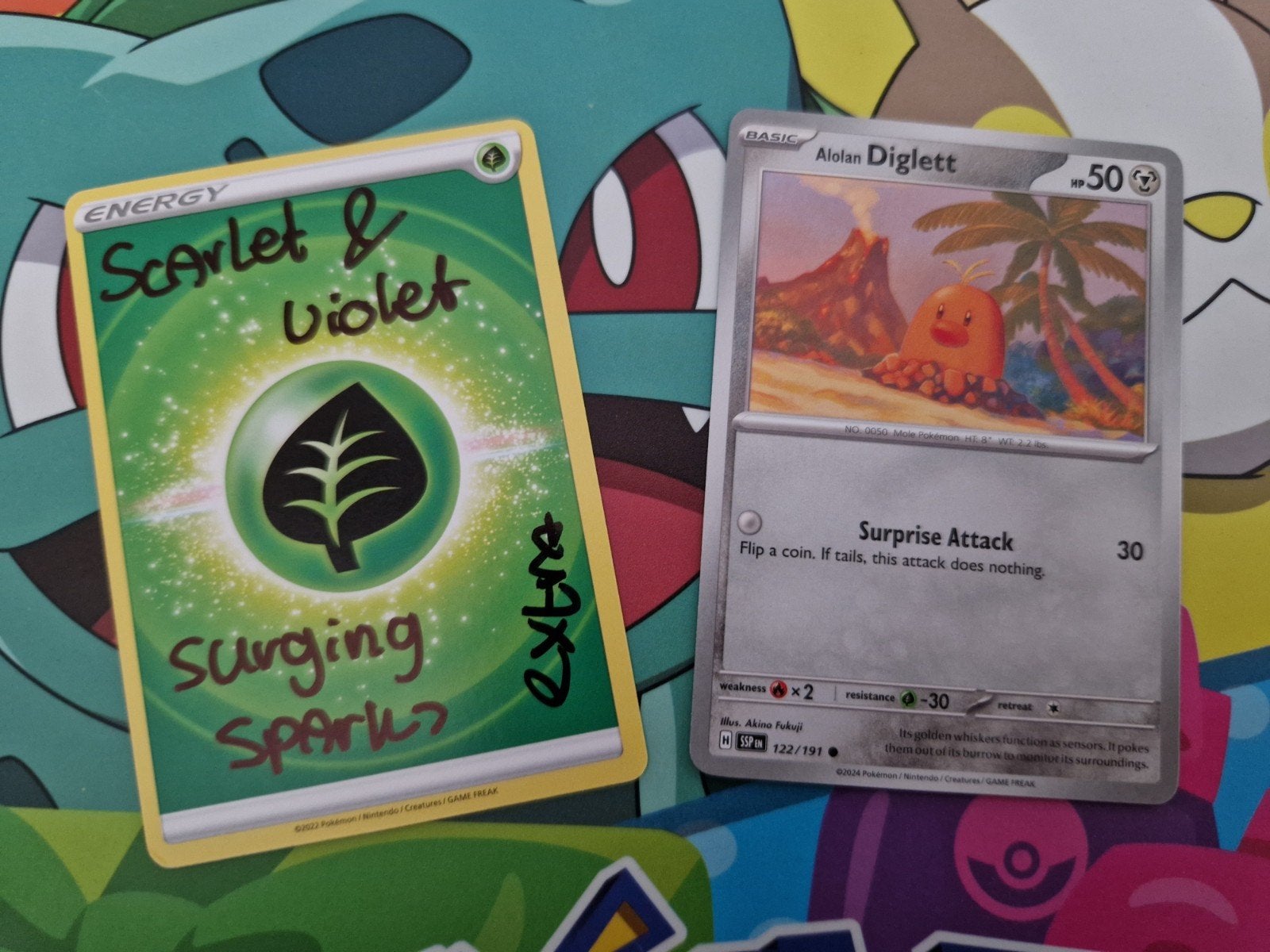 Scarlet&Violet Surging Sparks Diglett 122/191, Ophalen of Verzenden, Nieuw