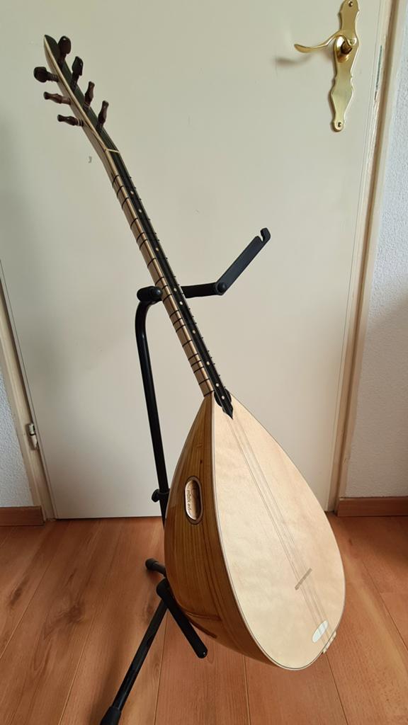 Saz Baglama Prof (Kisa-Korthals) DUT tekne (YENI-NIEUW), Ophalen of Verzenden, Nieuw, Overige typen, Met koffer