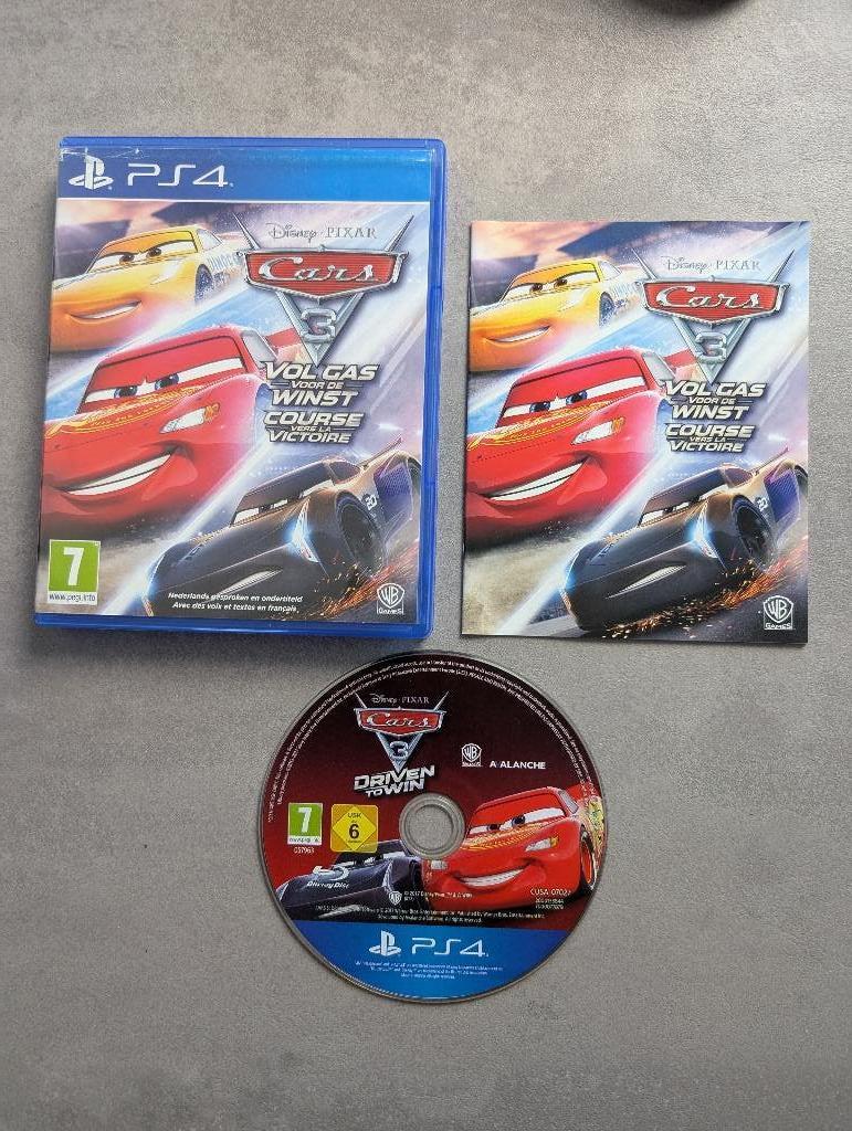 Cars 3 vol gas voor de winst PS4, Racen en Vliegen, Ophalen of Verzenden, Zo goed als nieuw, 3 spelers of meer