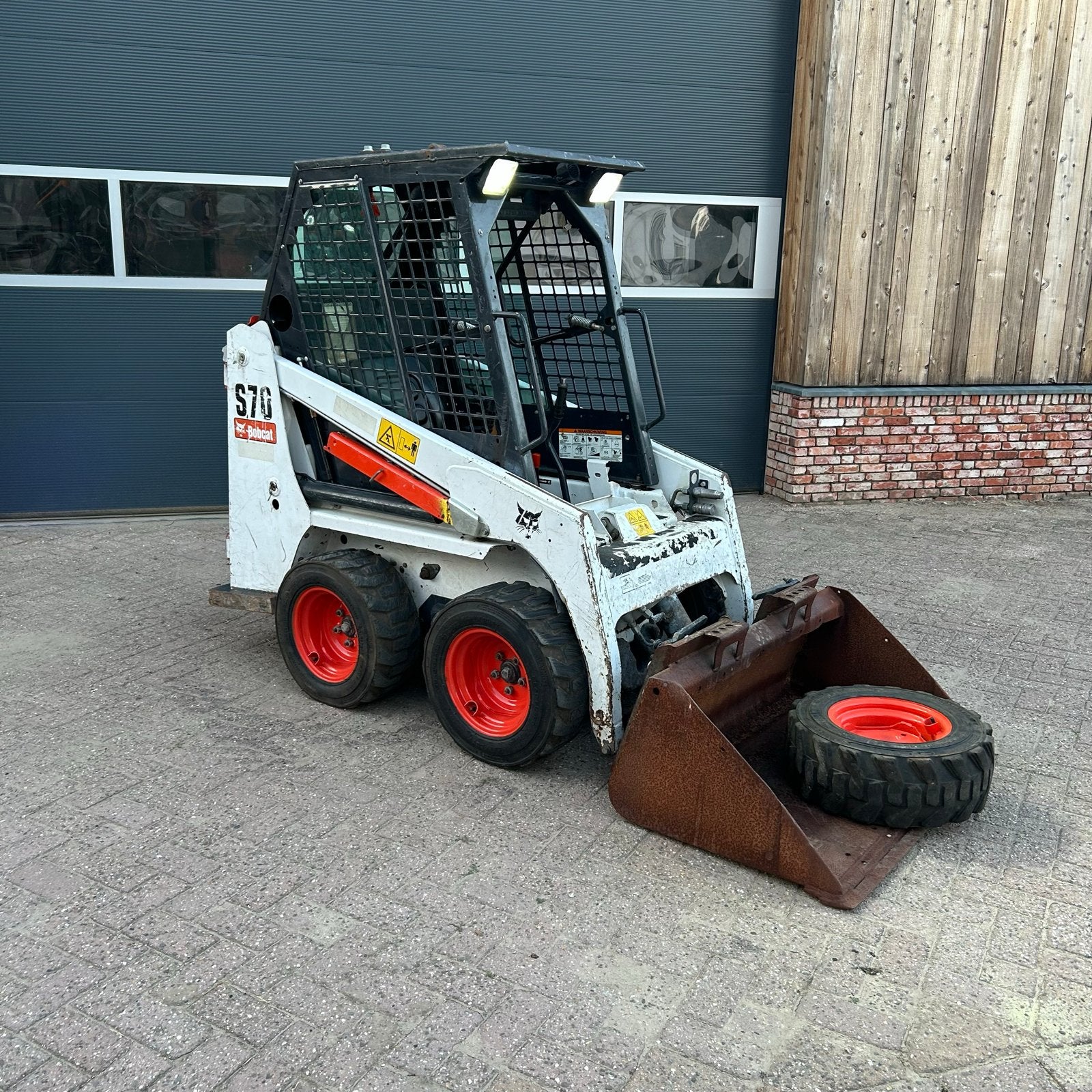 Bobcat S70 Skid ster schrankLader, shovel - Zeer Compact, Ophalen, Wiellader of Shovel
