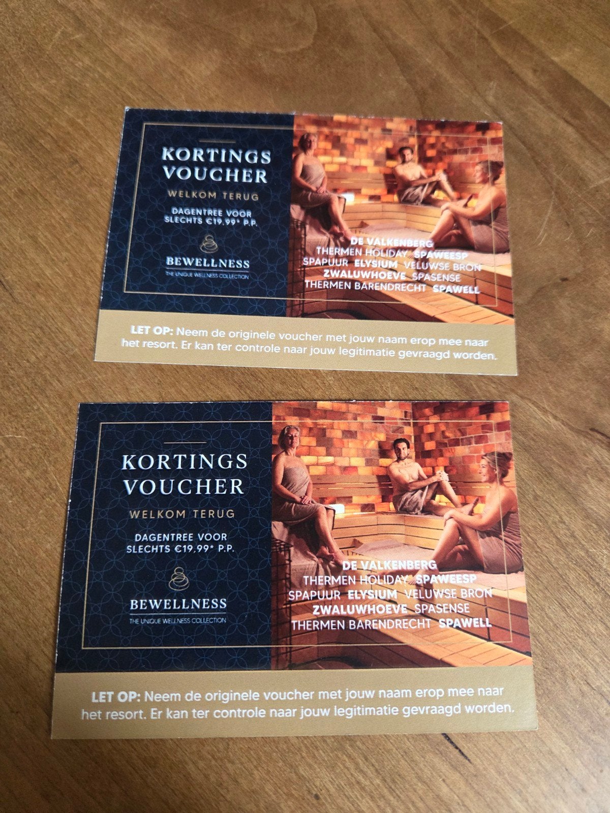 Dagentree Veluwse Bron voucher, Tickets en Kaartjes, Twee personen, Kortingsbon, Spa of Sauna
