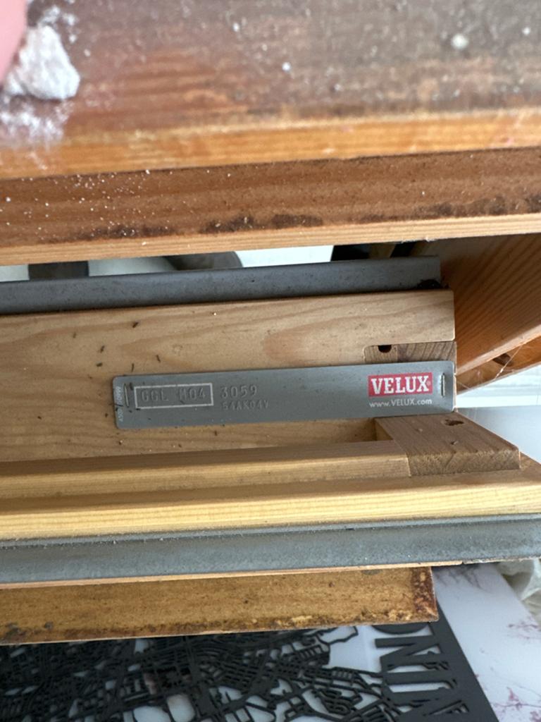 Velux dakraam GGL M04 3059 met gootstukken, Ophalen, Gebruikt, Minder dan 80 cm, 80 tot 120 cm
