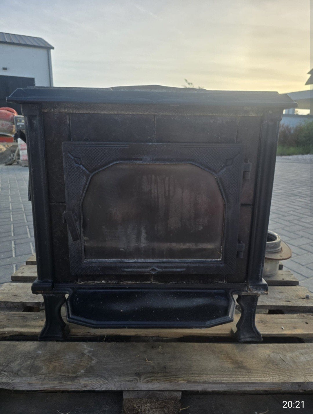 Hearthstone speksteenkachel - Gebruikt, Huis en Inrichting, Kachels, Gebruikt, Houtkachel, Ophalen of Verzenden, Vrijstaand