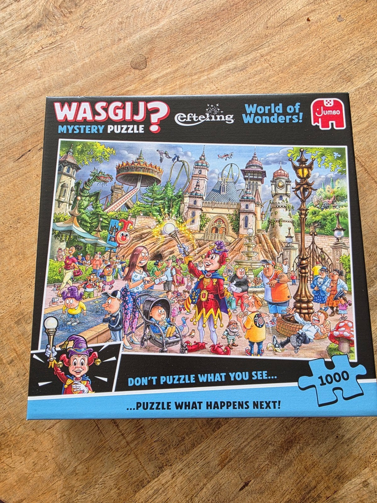 Wasgij efteling world of wonders, Hobby en Vrije tijd, Denksport en Puzzels, Ophalen of Verzenden, 500 t/m 1500 stukjes, Nieuw