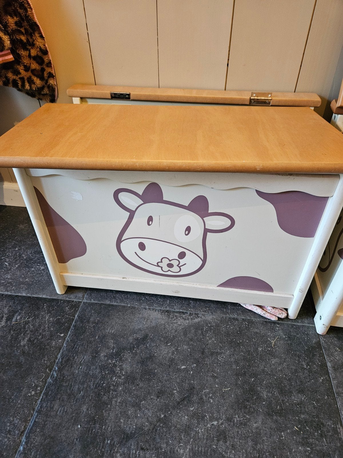 I'm Toy Speelgoed Opbergkist Koe, Ophalen, Gebruikt, Jongen of Meisje