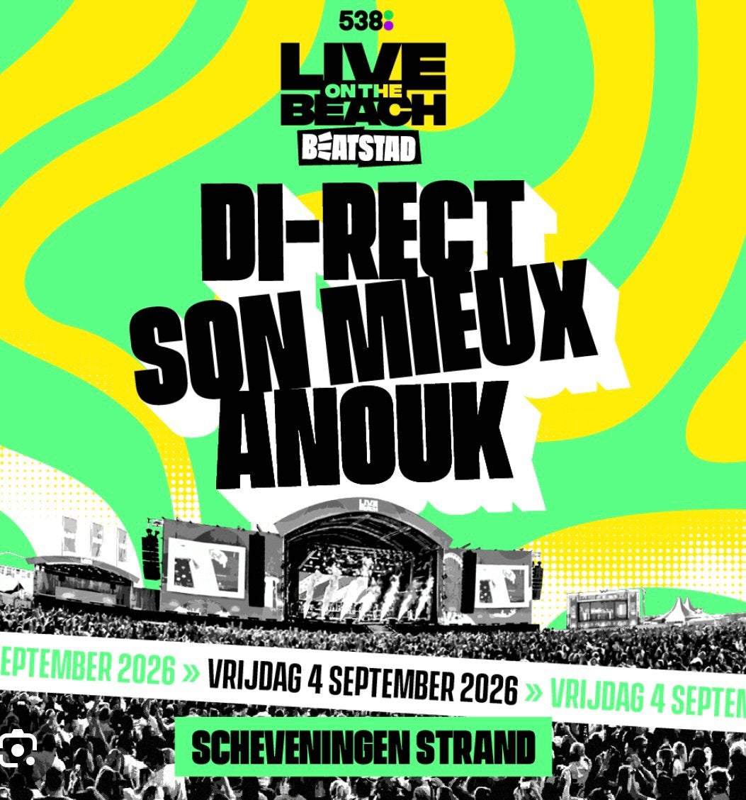 Live on the beach 4 sept + camping, Twee personen