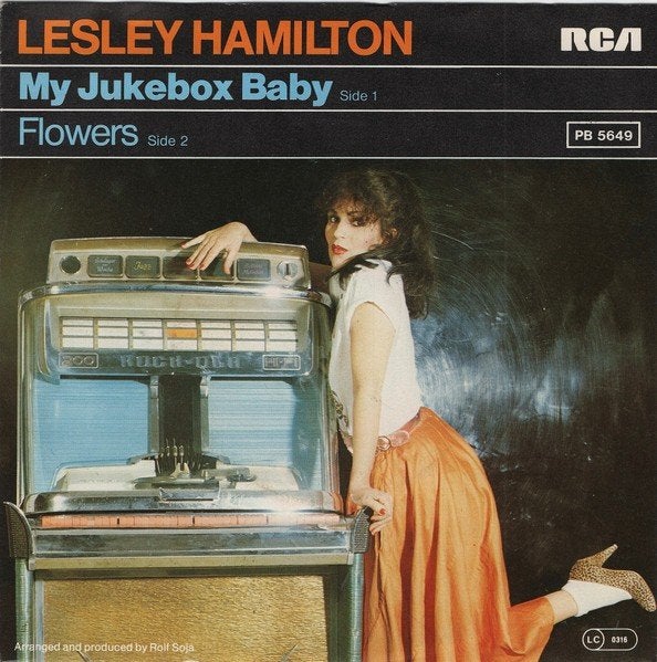 Lesley Hamilton - My Jukebox Baby (Single), Cd's en Dvd's, Vinyl Singles, Gebruikt, Pop, Overige typen, Fotohoes, 7 inch, Ophalen of Verzenden