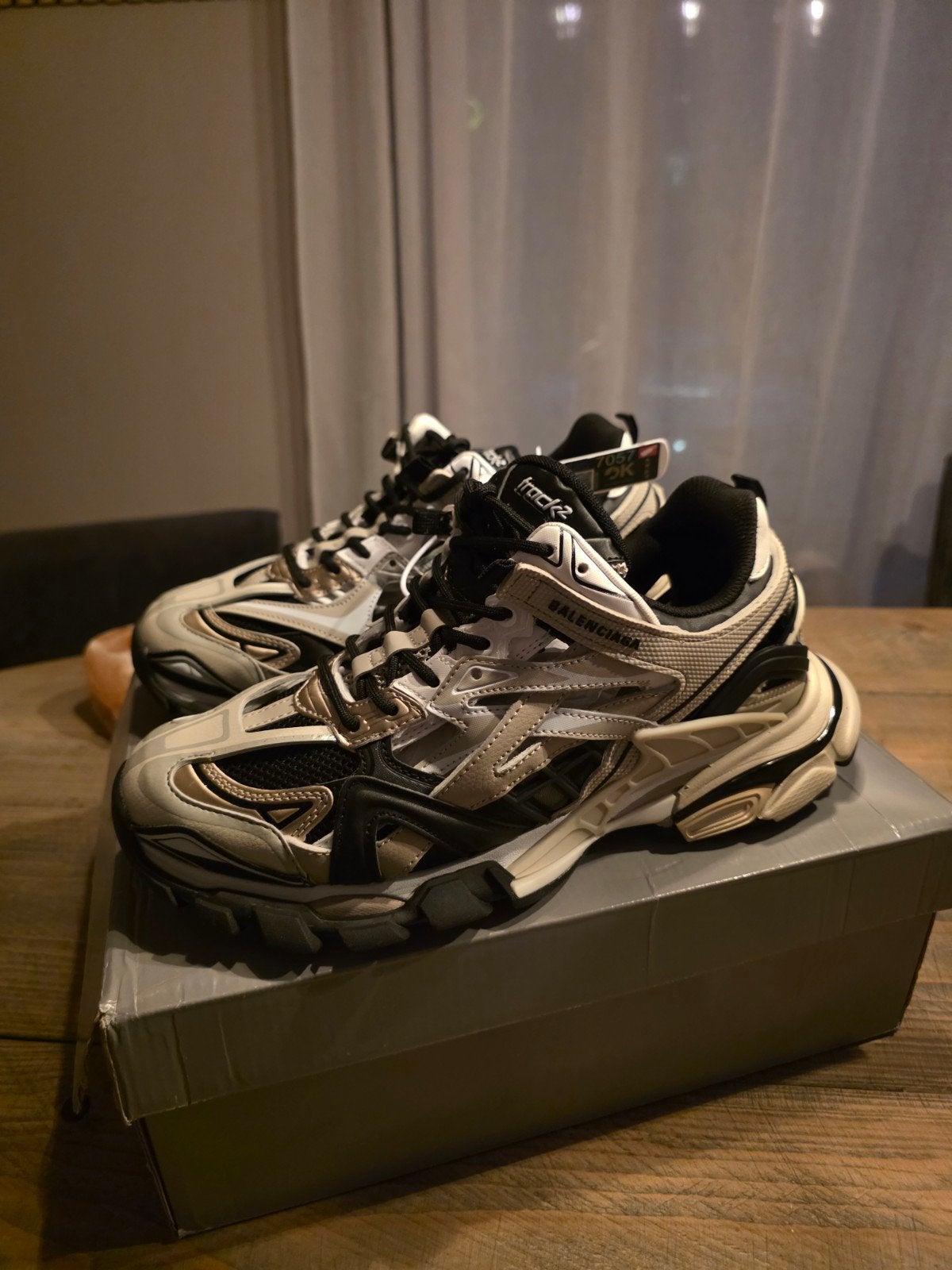 Balenciaga Track 2 Sneakers Beige Maat 44, Kleding | Heren, Overige kleuren, Nieuw, Ophalen of Verzenden, Sneakers of Gympen