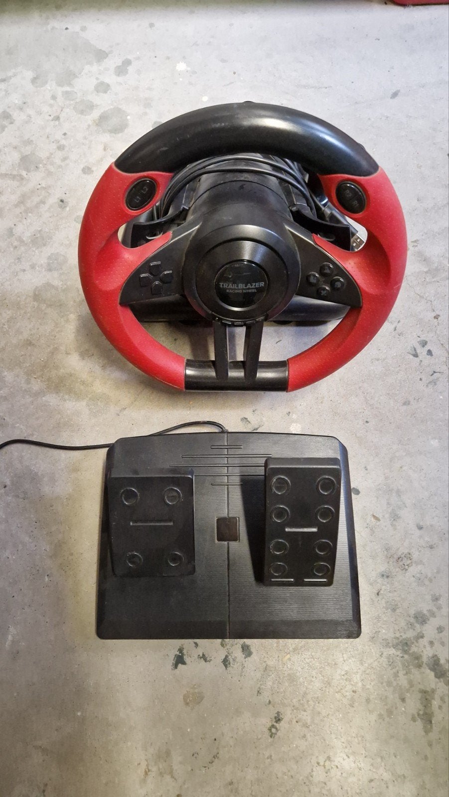Racestuur met pedalen voor race- en farmsimulators, Ophalen of Verzenden, Gebruikt, Racestuur
