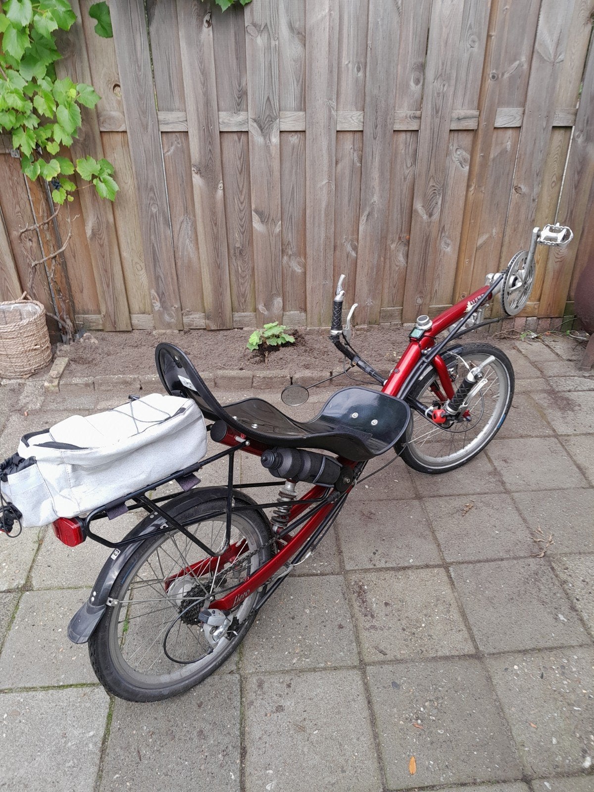 Nazca ligfiets, Fietsen en Brommers, Gebruikt, Velgrem, Onderstuur, Ophalen